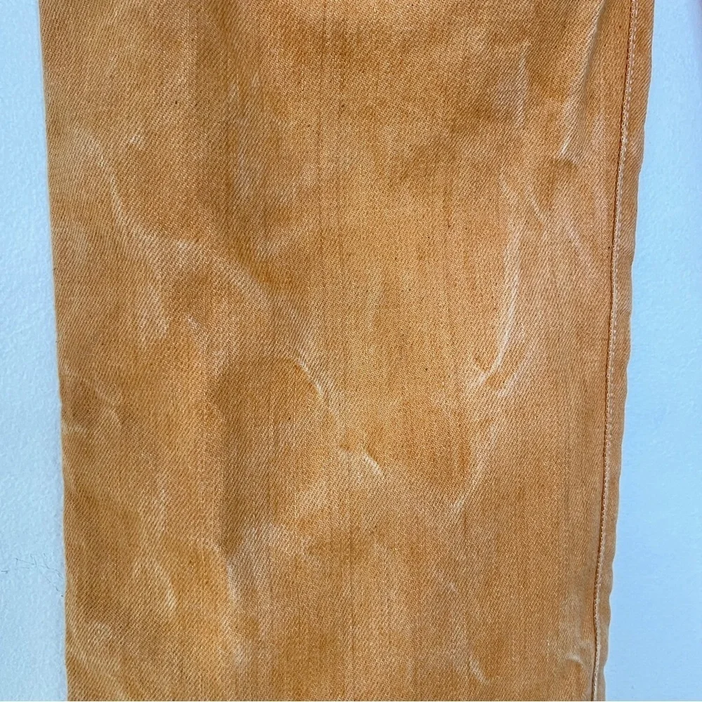 Simon Miller Wide Leg High Rise Denim Jeans Size 29 Gold Orange 100% Cotto - Picture 11 of 15